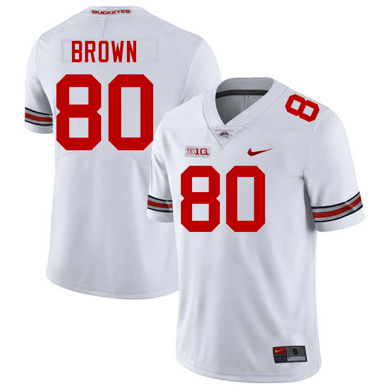 Noah Brown Ohio State Buckeyes Jersey College Football Uniforms-White